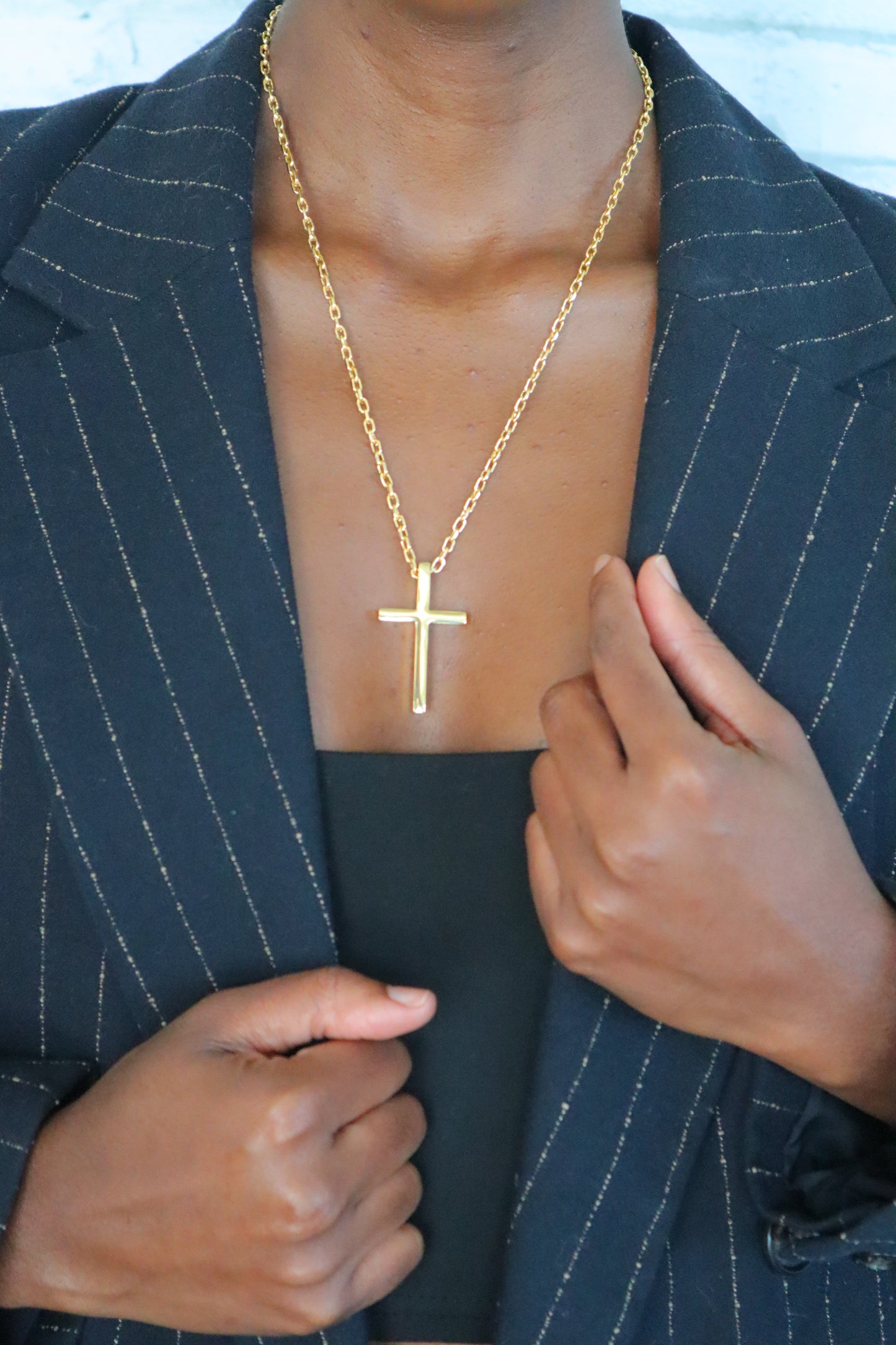Golden Cross Necklace