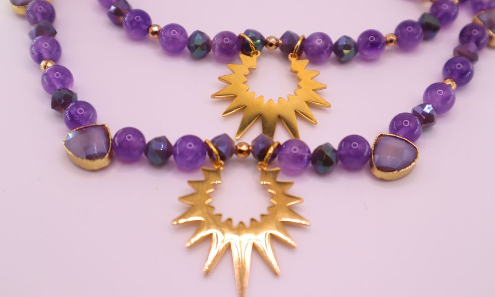 Tenique Designs Amethyst Necklace