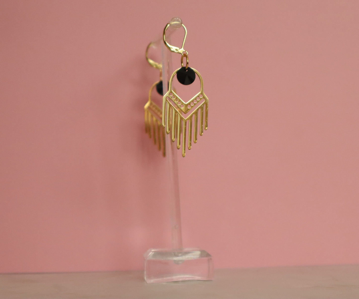 Tenique Designs Stainless Steel Dreamcatcher earrings, Wesley Chapel Jewelry Designer
