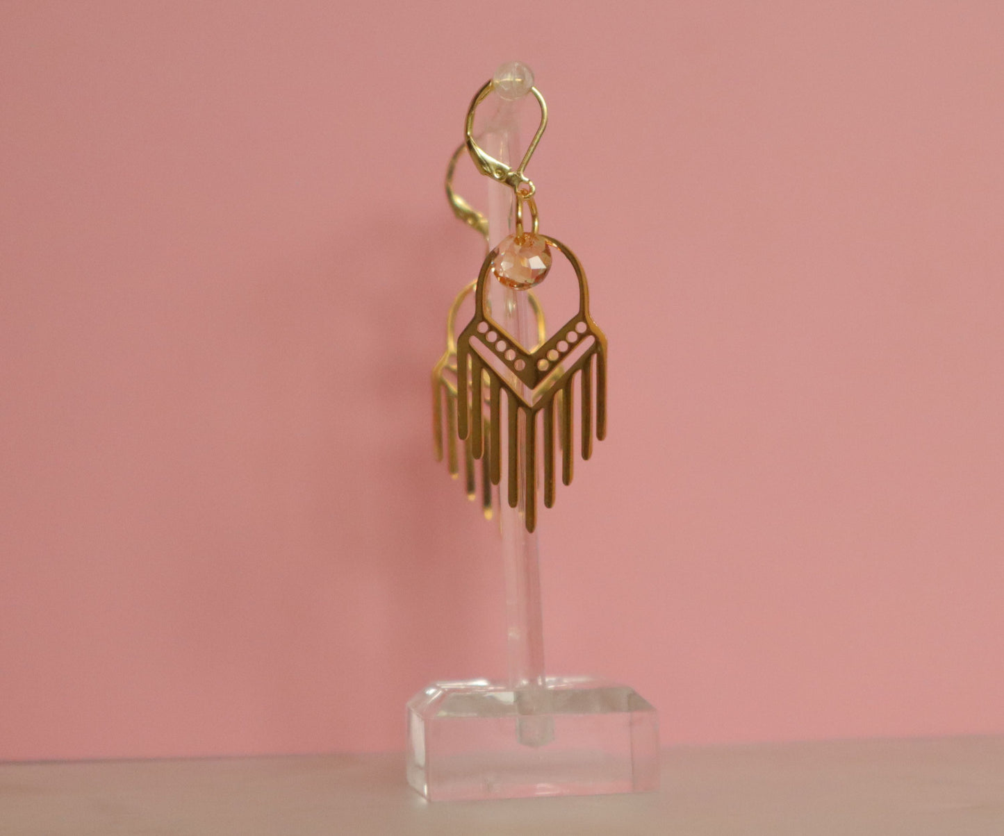 Tenique Designs Stainless Steel Dreamcatcher earrings, Wesley Chapel Jewelry Designer