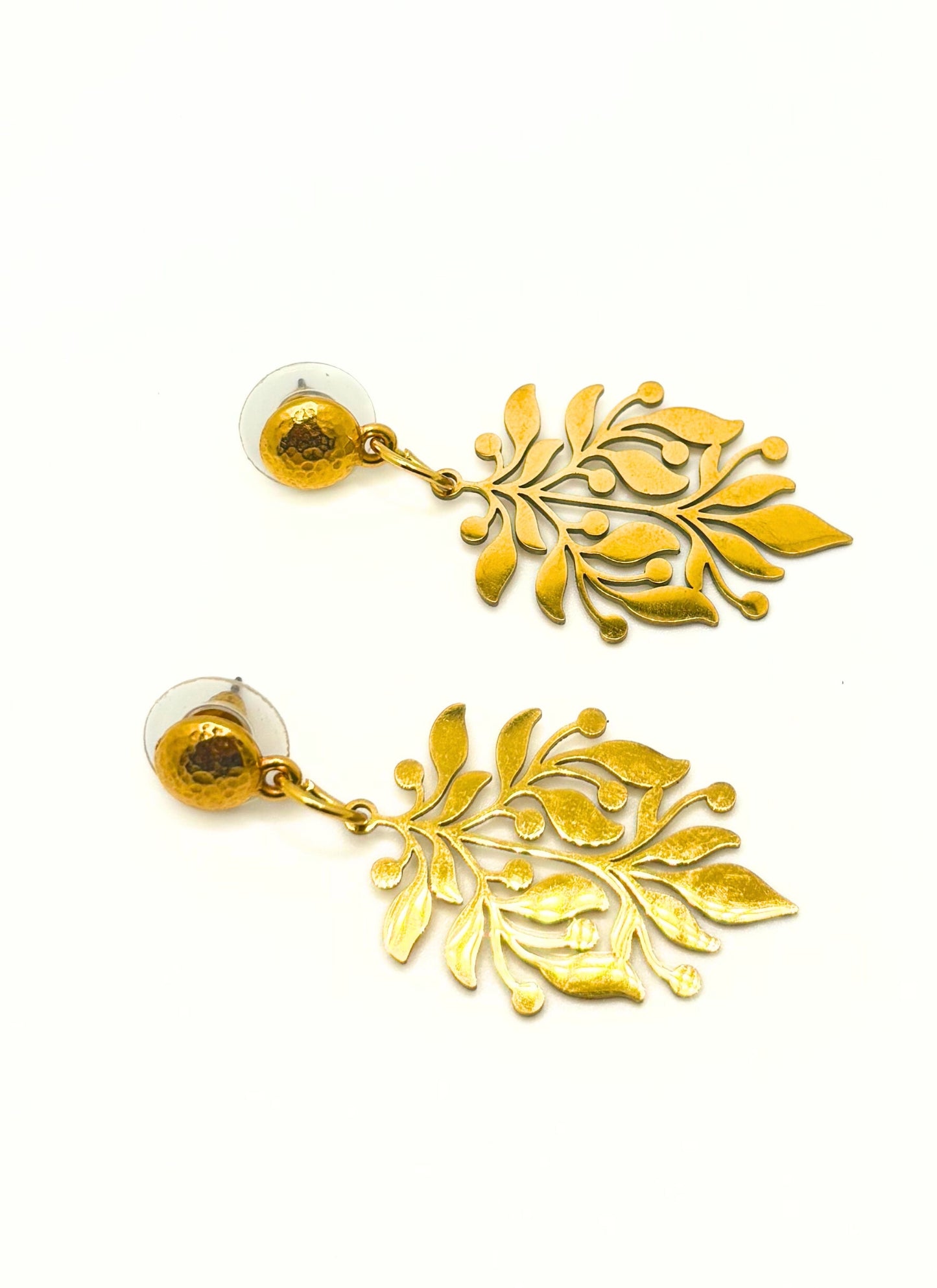 Leaf and Berry Earrings