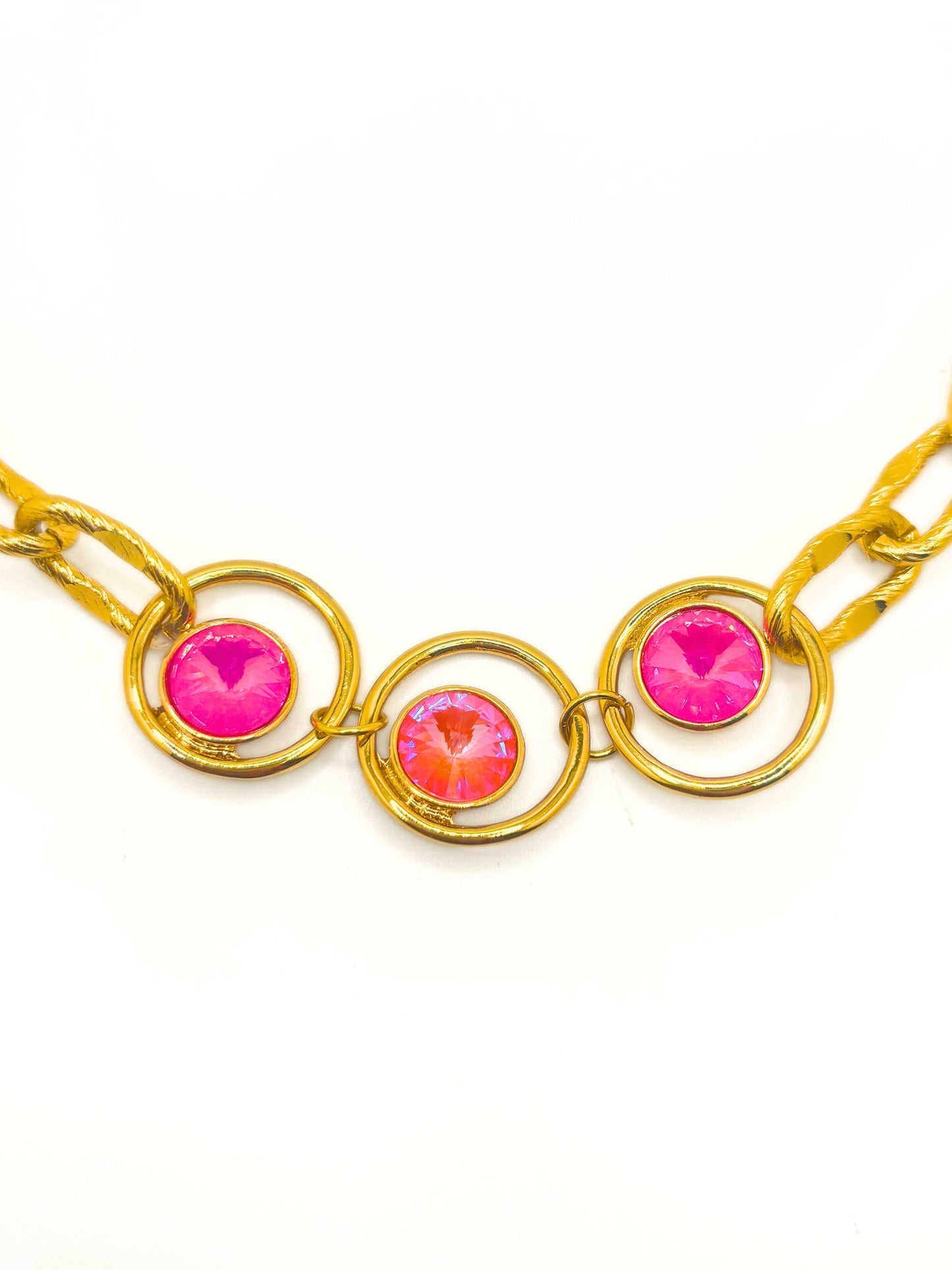 Orange Glow and Ultra Pink Bracelet
