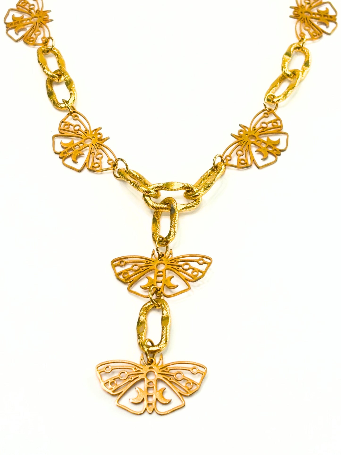 Fluttering Fantasy Luna Moth Necklace