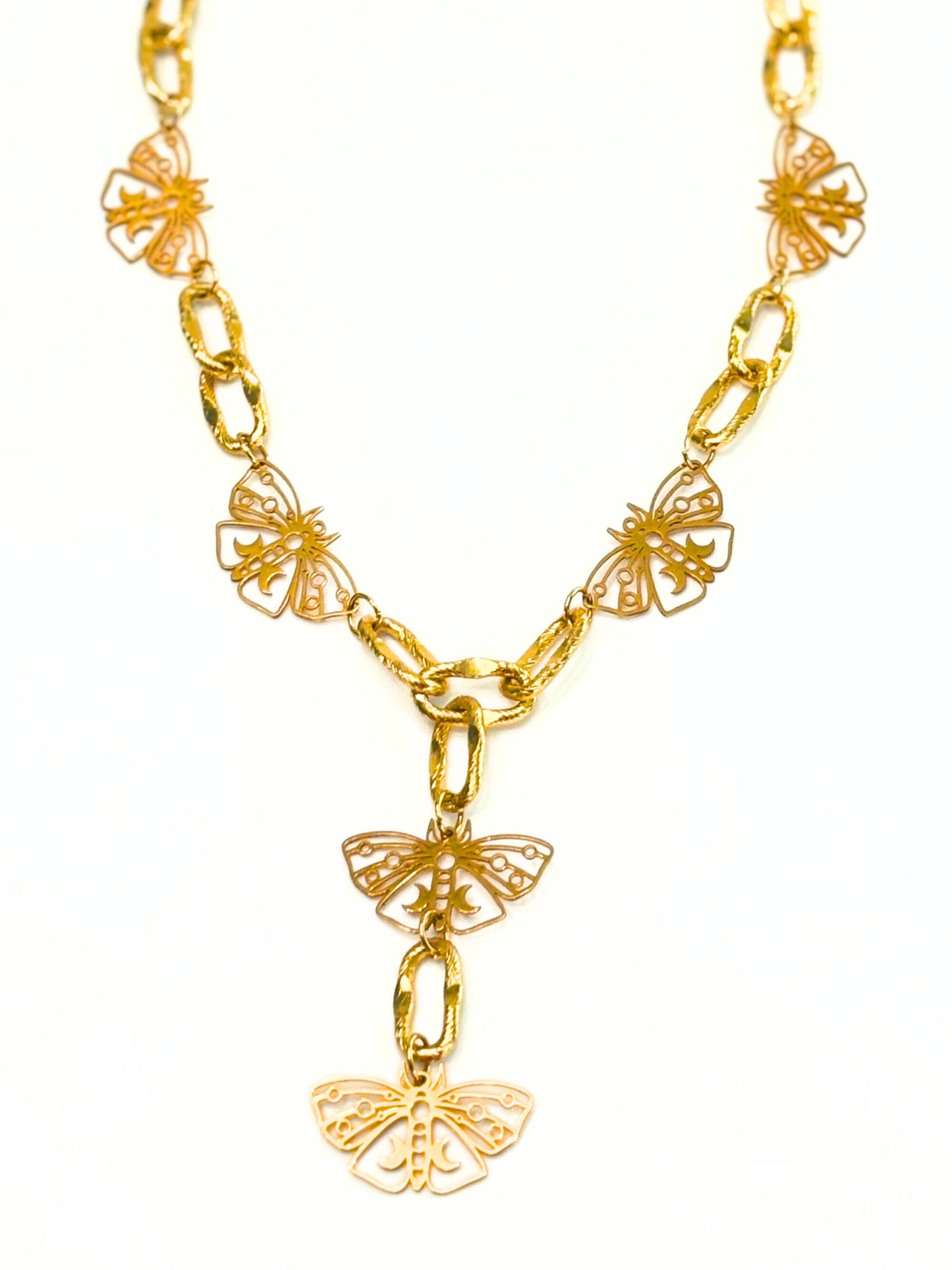 Fluttering Fantasy Luna Moth Necklace