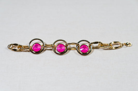 Ultra Pink Crystal Bracelet