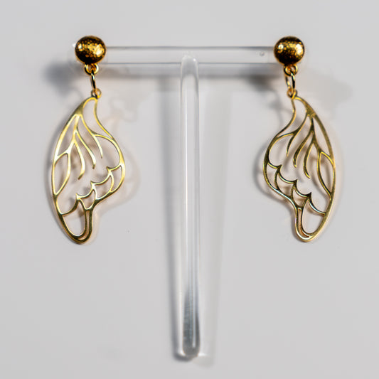 Stainless steel butterfly earrings